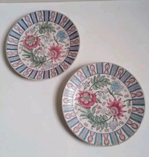 2 Large 31cm Pink Hand Tinted