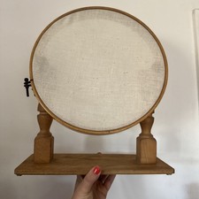 Vintage Embroidery 10” Hoop With Adjustable  Stand