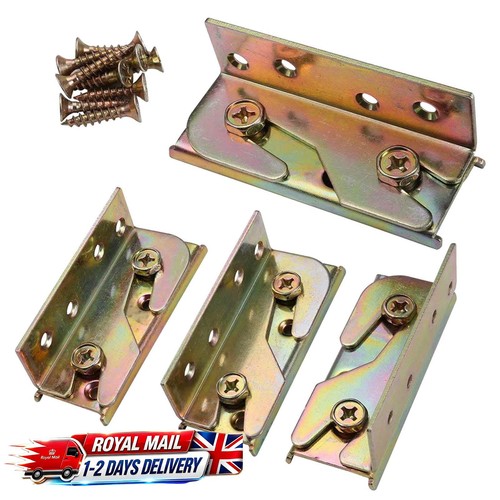 Bed rail brackets - brackets, wooden