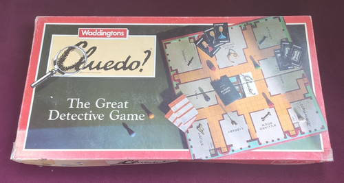 Vintage cluedo board - cluedo, game
