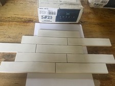 AMADIS model: Arctic  5 x 25cm  WALL TILES BOX OF 40 TILES Tone 32 light beige 