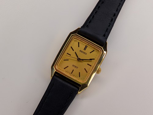 Seiko spirit tank gold - tank,
