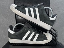 Adidas superstar skateboarding trainers Black White Uk size 9 