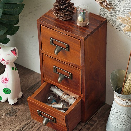 Mini drawer wooden storage - mini,