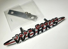 MINI Original GEN 1 R52 JCW John Cooper Works Grill Badge *Metal* BOLT ON