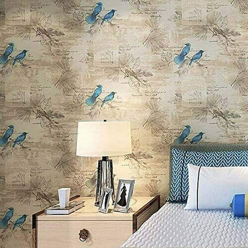 Blue bird peel - blue, and