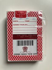 Wynn Casino Playing Cards Bee Stock Jumbo Index Tech Art Ohio RARE Cardistry