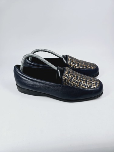 Clarks flat shoes navy - k,