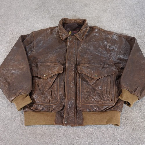 Vintage real leather jacket - a2,