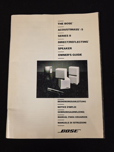 Bose acoustimass series ii - acoustimass, -5