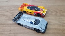 vintage Hornby Hobbies / scalextric slot cars Mercedes Benz C468 Porsche m2000