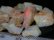 Nice Quality Coober Pedy Opal Parcel 40.2cts Multicolour Fires/Seam Australia NR