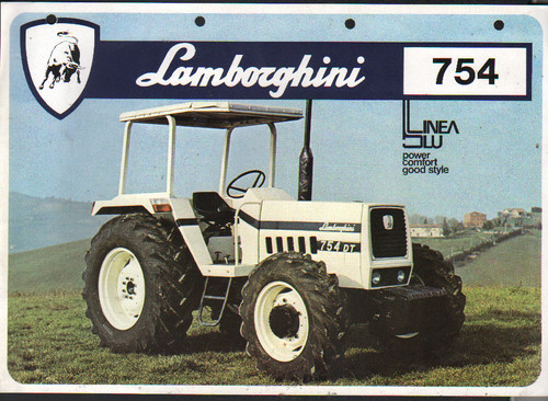 Lamborghini 754 tractor - "754",