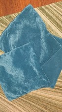 Next Teal  Velour Cushion Covers X 3