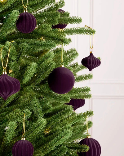25pc velvet christmas tree - velvet,