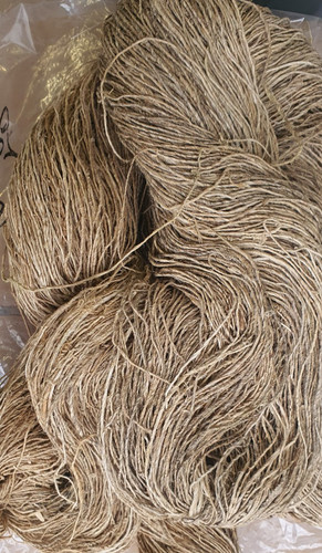 Hand spun organic hemp - hand,