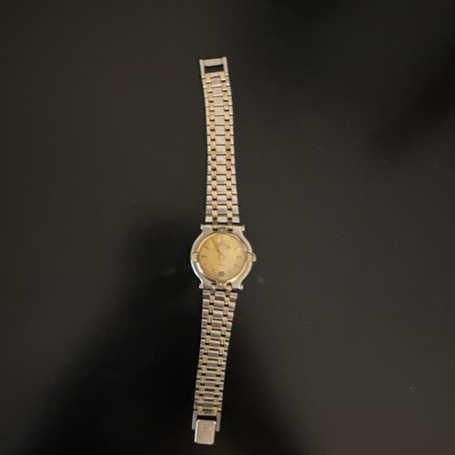 Gucci 9000l gold dial - gold, date