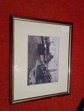 Musselburgh Levenhall Vintage Retro Tram High Stret Framed Picture Print