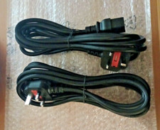 C19 UPS Power Cable Lead UK 3 Pin Plug 13 A Over 2M Long X 2