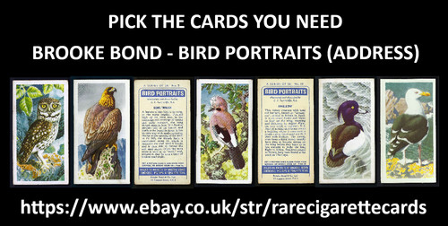 Brooke bond bird portraits - brooke,