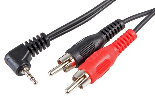 Right angled 5mm stereo - right, jack