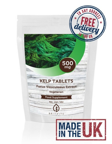 Kelp 500mg iodine - sea, tablets