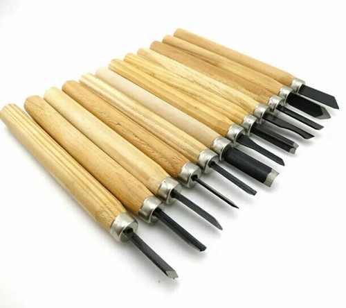 12pc caving knife gouges - knife,