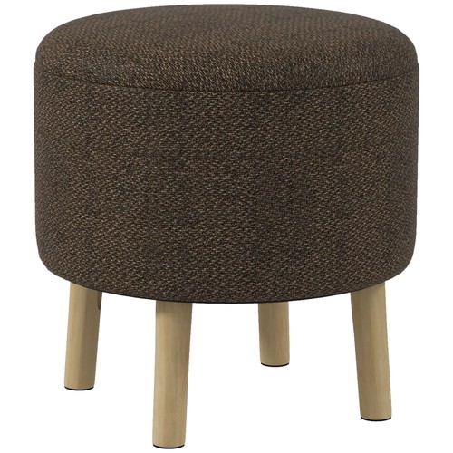 Homcom storage ottoman round - homcom,