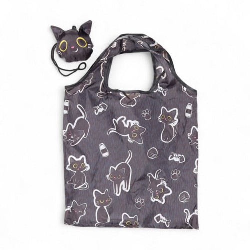 Lucky black cat foldable - black,