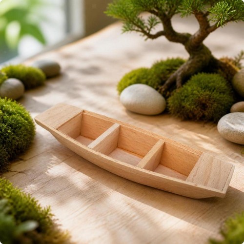 Wooden boat model - wooden,
