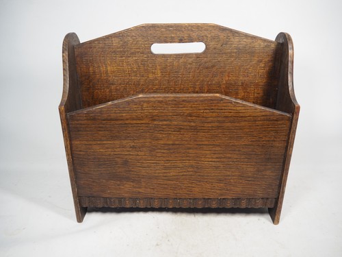Vintage wooden magazine rack - wooden,