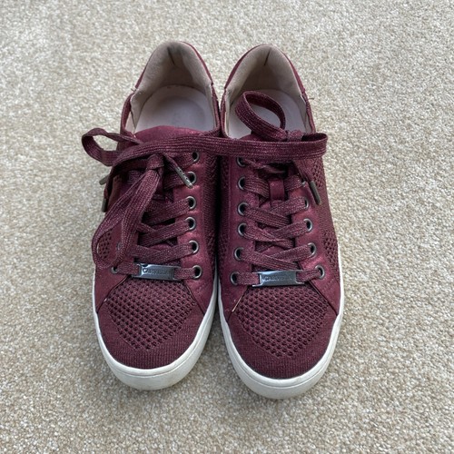 Carvela burgundy trainers - carvela,