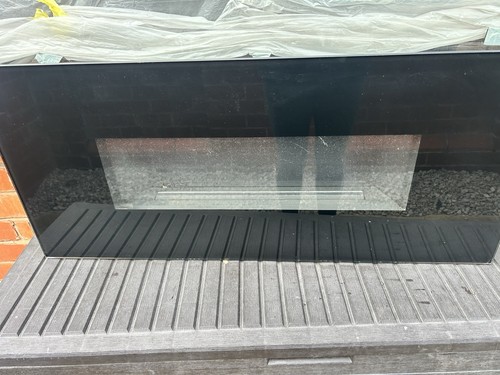 Flueless gas smart fire used - gas,