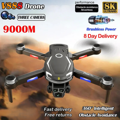 V88 drone gps - drone, 8k