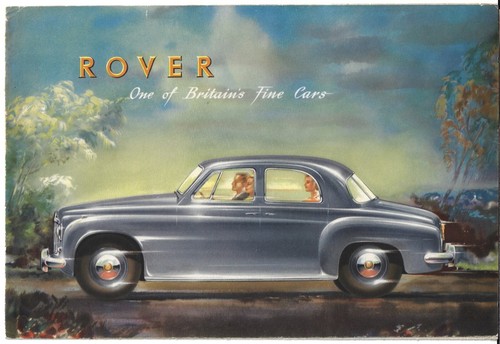 Rover p4 1954 1955 uk - rover,