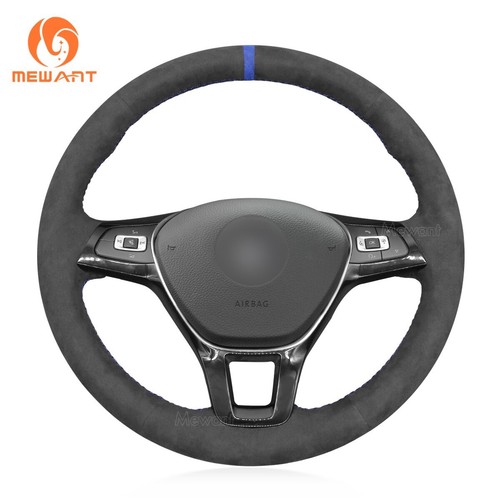 Alcantera steering wheel cover - steering,