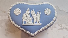 Wedgwood Blue Jasperware Heart