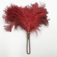 Genuine Vintage Black Watch Royal Highlanders Red Feather Hackle