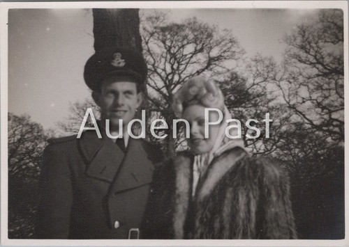 Military man woman fur - man, coat