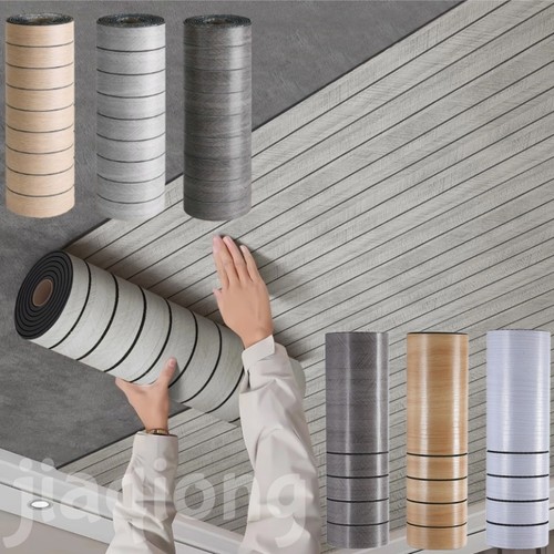 Wood grain panel wallpaper - 3d,