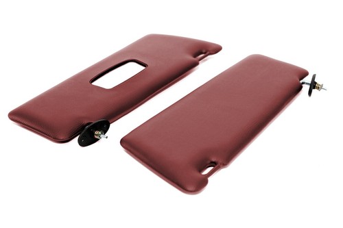 Burgundy sun visor - visor, set