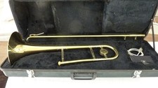 Trombone with case and Mouthpiece - Conductor - Nice Condition
