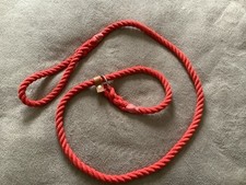 Red Rope Style Dog Slip Lead, Brand New Size XL