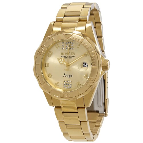 Invicta angel quartz crystal - quartz,