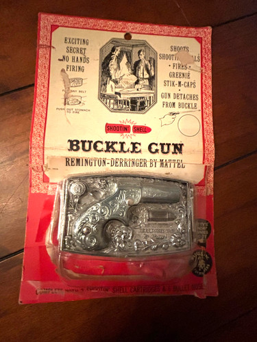 Early mattel buckle gun - 60’s,