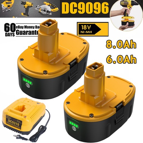 0ah for dewalt 18v - 6.0ah,