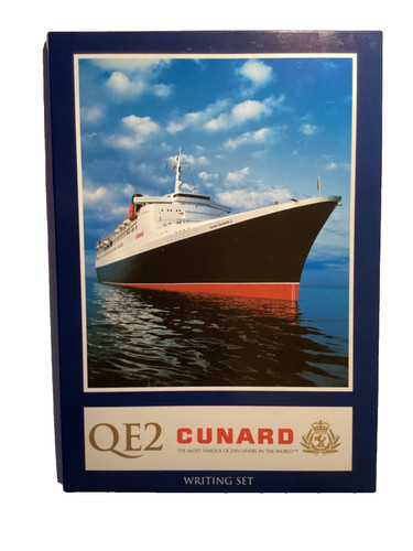 Cunard qe2 writing set new - cunard,