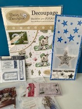 Embellishments Bundle For Masculine Themed Cards. Decoupage, Stamps, Stencils