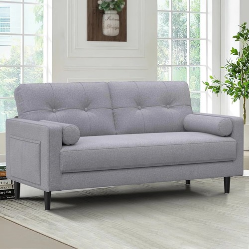 Seater leather sofa brown - seater,