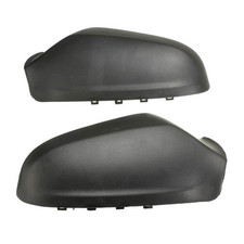 Wing Mirror Cover Cap Casing Black For Vauxhall Astra Pair Left & Right